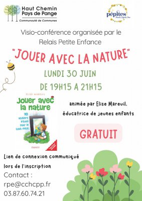 VISIO-CONFÉRENCE "JOUER AVEC LA NATURE"