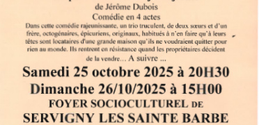 🎭 Le Théâtre Amateur des Auboris présente sa nouvelle pièce !