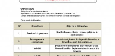 CONSEIL COMMUNAUTAIRE - 18 DECEMBRE 2025