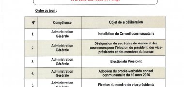 Conseil communautaire – 7 avril 2026