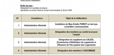 CONSEIL COMMUNAUTAIRE -  08 Juillet 2026
