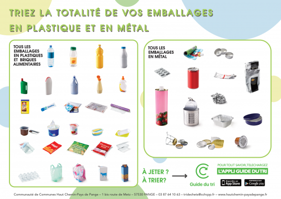 EMBALLAGES RECYCLABLES